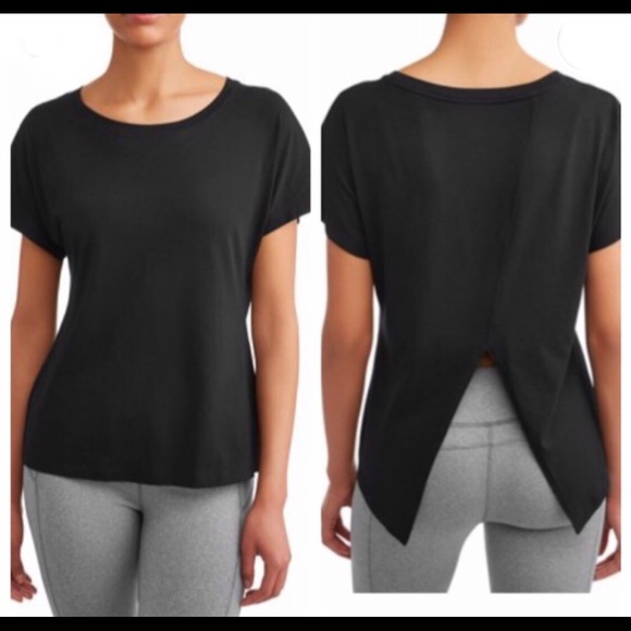 Athletic Works Tops - 3 for $15 | Athletic Works Split Back Tee | Sz M | Black NWT